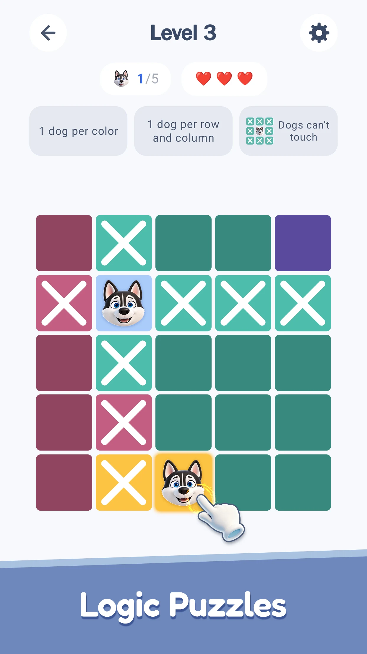 Paw Queens: Dog Logic Puzzle screenshot